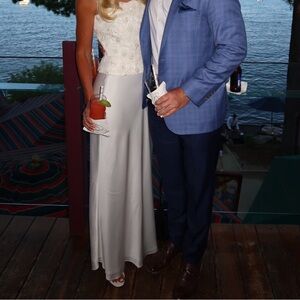 Jonathan Simkhai White Maxi Skirt